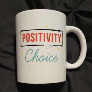 Positivity Is a Choice White Ceramic Mug